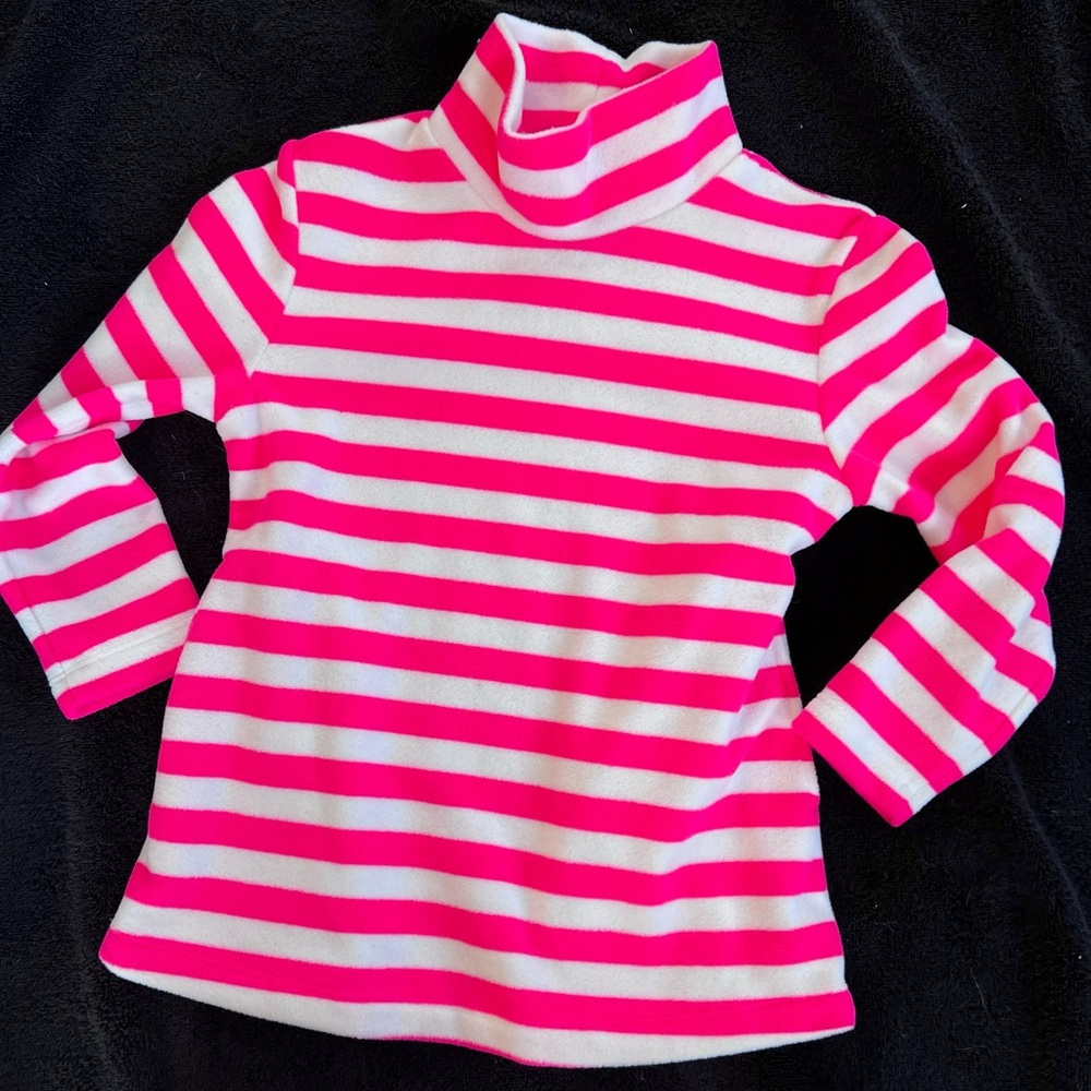 Dudley Stephens Pink and White Striped Kids Shirt